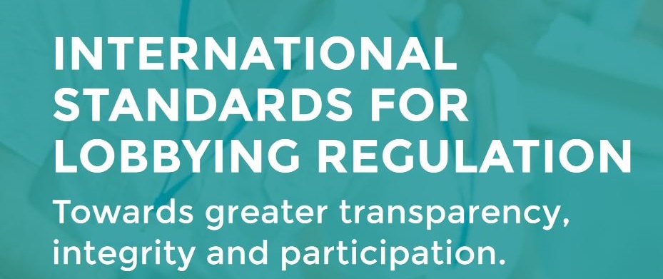 International standards for lobbying regulation