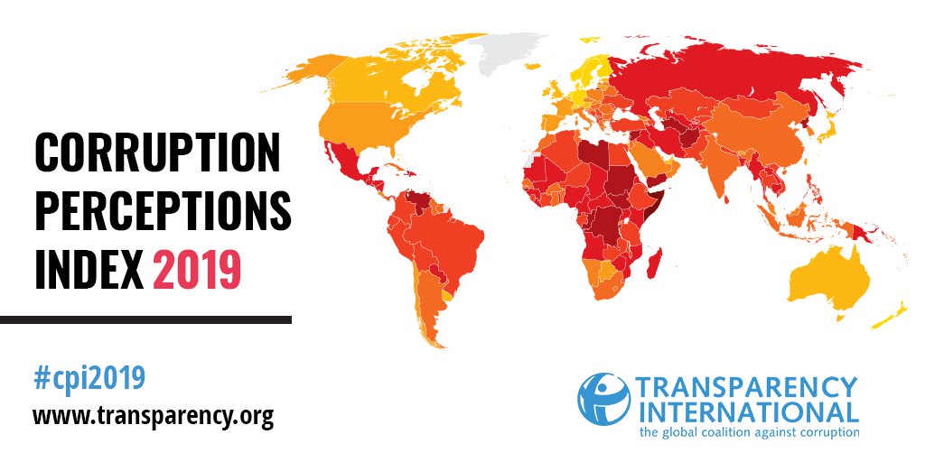 2019 Corruption Perceptions Index shows anti-corruption efforts stagnating in G7 countries